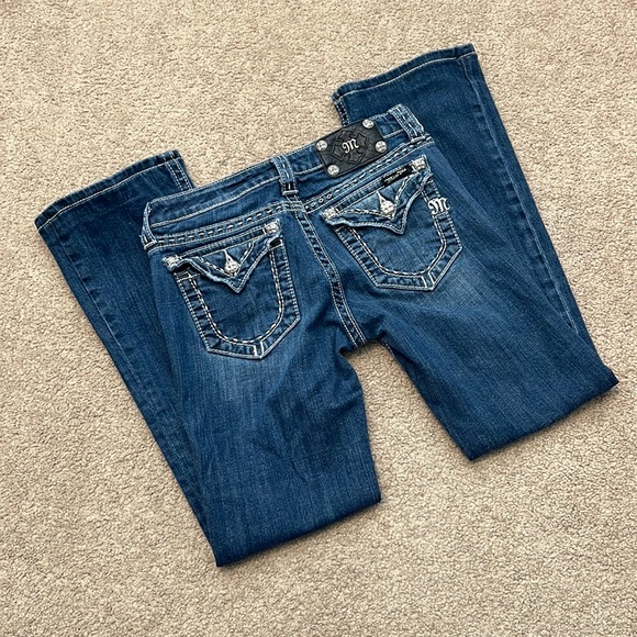 Miss Me Denim - Miss Me Plain Style Bootcut Jeans - Hemmed